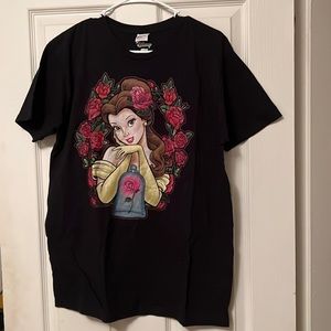 Large black t-shirt with Disney princess Arielle